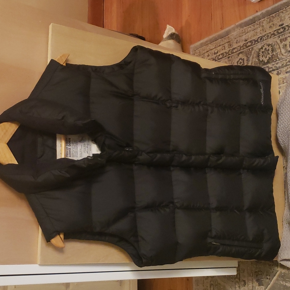 Eddie Bauer Puffer Down Vest Black